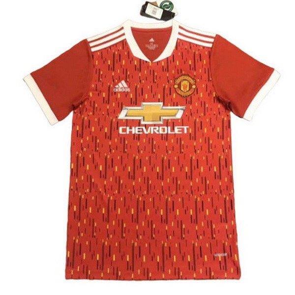 Camiseta Manchester United Replica Primera Ropa 2020/21 Rojo